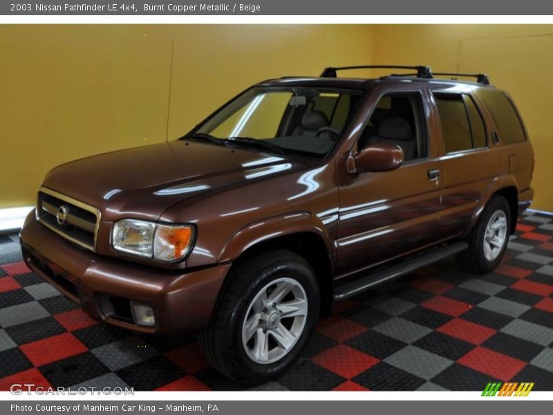 Burnt Copper Metallic / Beige 2003 Nissan Pathfinder LE 4x4