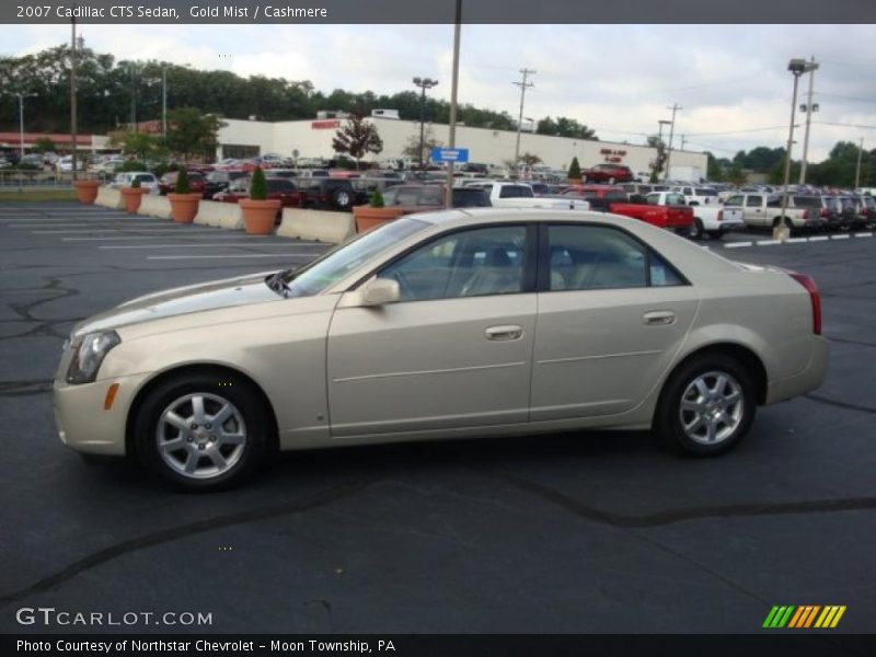 Gold Mist / Cashmere 2007 Cadillac CTS Sedan
