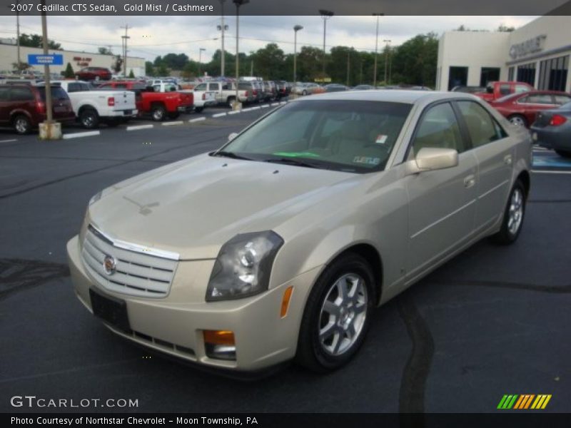 Gold Mist / Cashmere 2007 Cadillac CTS Sedan