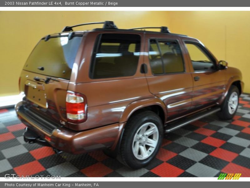 Burnt Copper Metallic / Beige 2003 Nissan Pathfinder LE 4x4