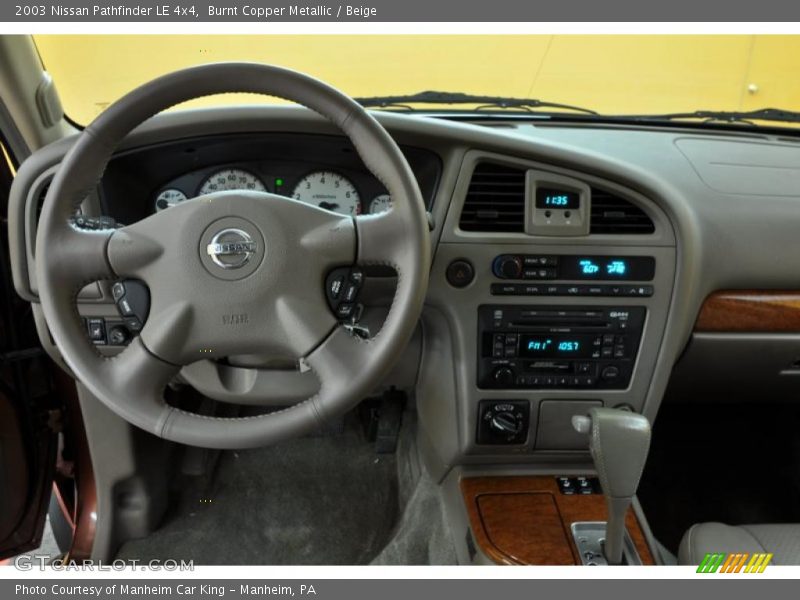 Burnt Copper Metallic / Beige 2003 Nissan Pathfinder LE 4x4