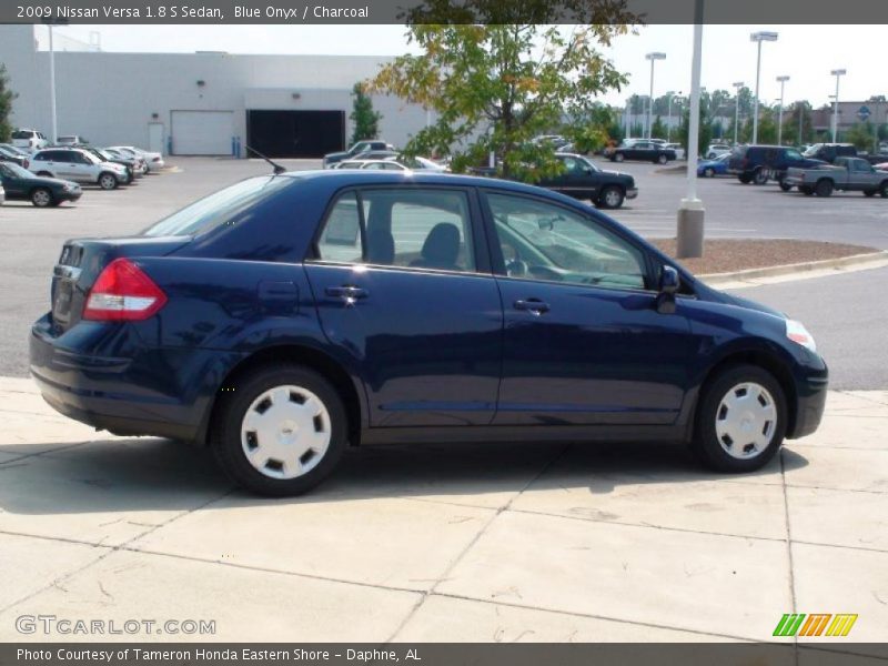 Blue Onyx / Charcoal 2009 Nissan Versa 1.8 S Sedan
