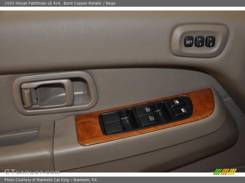 Burnt Copper Metallic / Beige 2003 Nissan Pathfinder LE 4x4