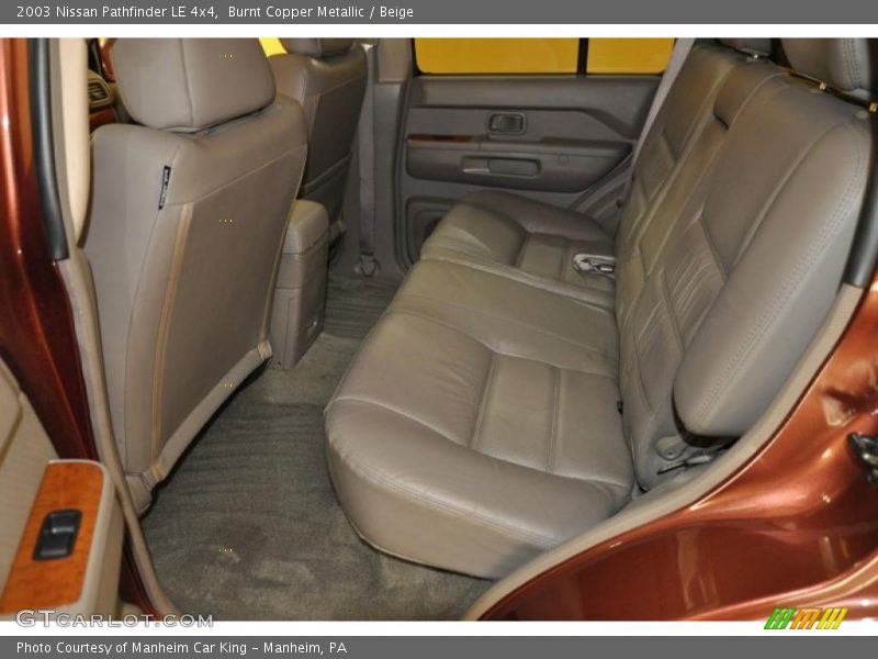 Burnt Copper Metallic / Beige 2003 Nissan Pathfinder LE 4x4