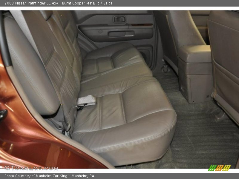 Burnt Copper Metallic / Beige 2003 Nissan Pathfinder LE 4x4