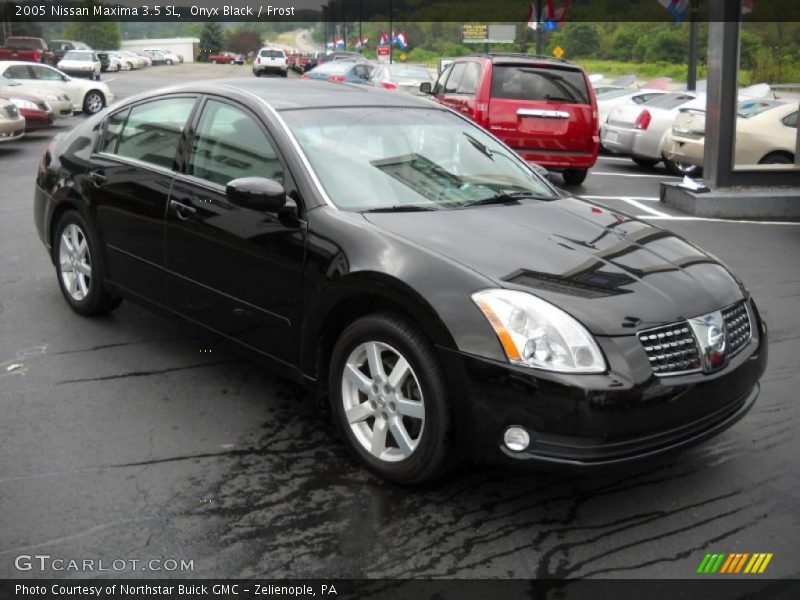 Onyx Black / Frost 2005 Nissan Maxima 3.5 SL