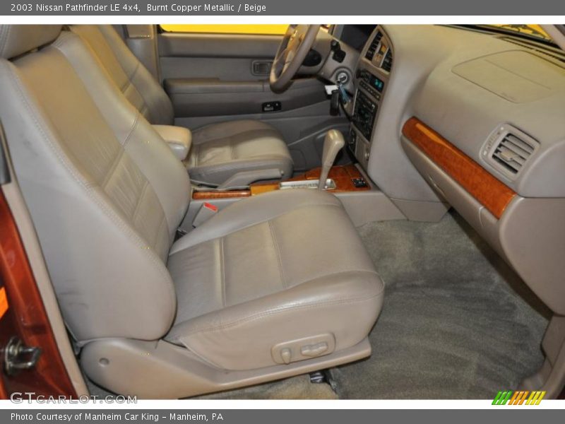 Burnt Copper Metallic / Beige 2003 Nissan Pathfinder LE 4x4