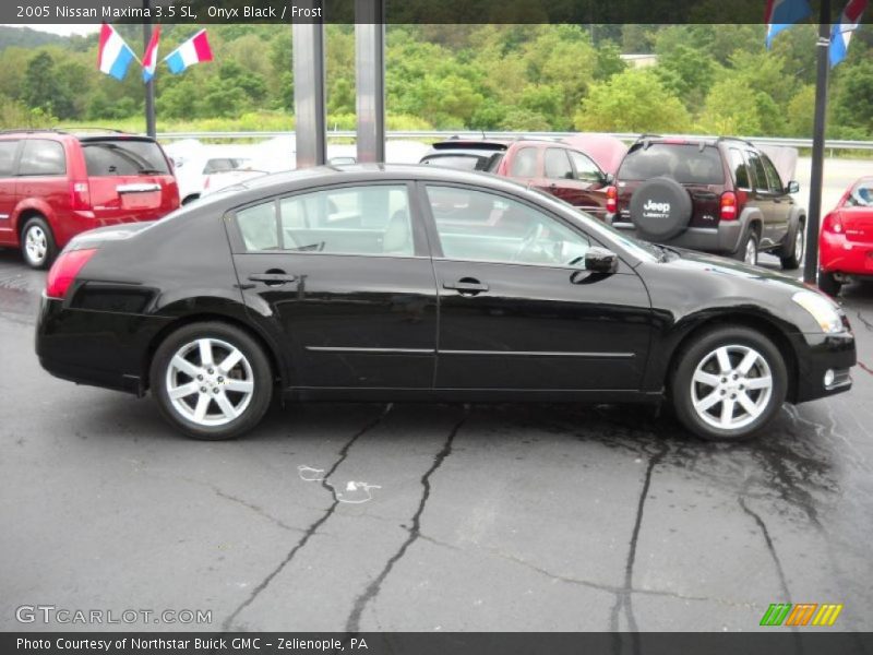 Onyx Black / Frost 2005 Nissan Maxima 3.5 SL