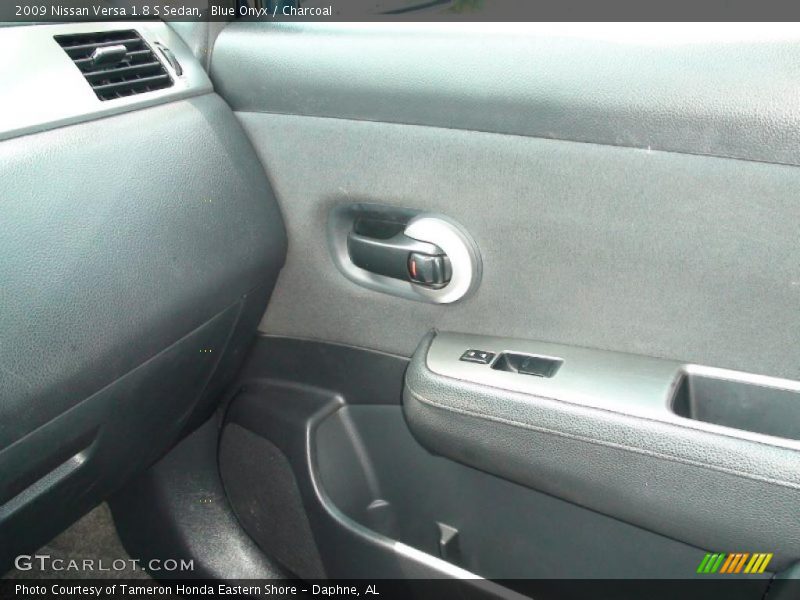 Blue Onyx / Charcoal 2009 Nissan Versa 1.8 S Sedan