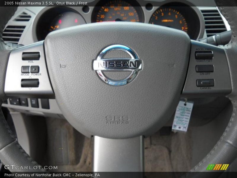 Onyx Black / Frost 2005 Nissan Maxima 3.5 SL