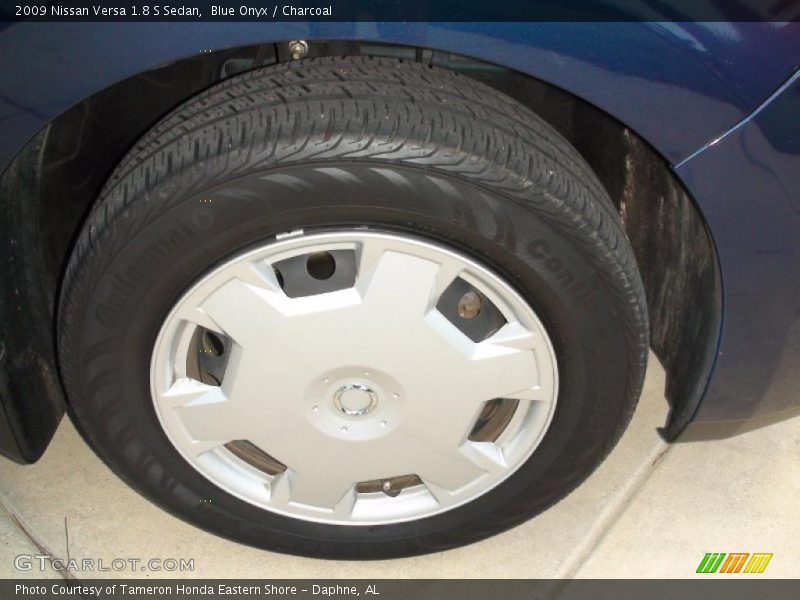 Blue Onyx / Charcoal 2009 Nissan Versa 1.8 S Sedan