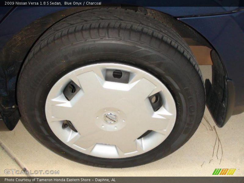 Blue Onyx / Charcoal 2009 Nissan Versa 1.8 S Sedan