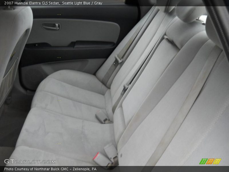 Seattle Light Blue / Gray 2007 Hyundai Elantra GLS Sedan