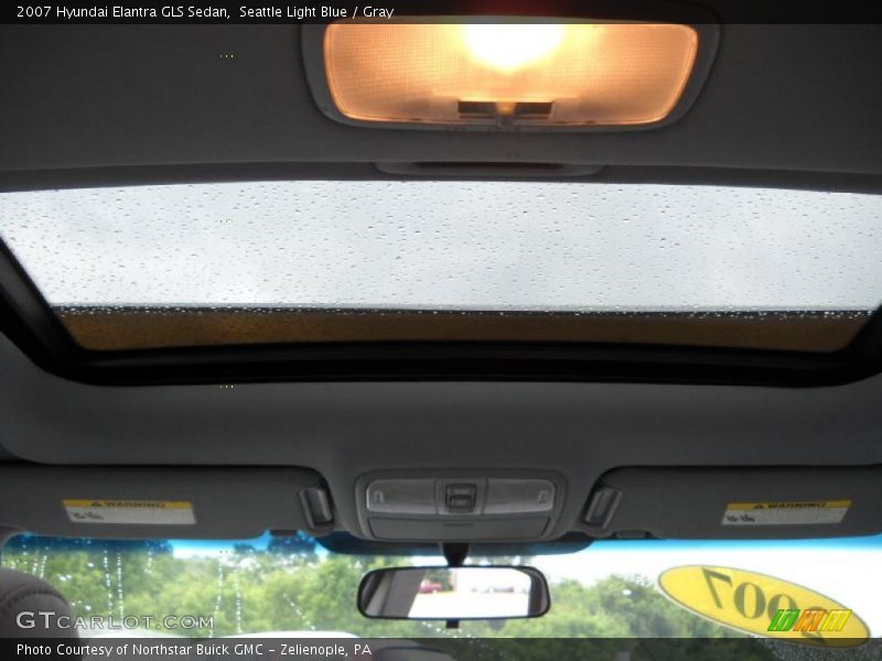 Seattle Light Blue / Gray 2007 Hyundai Elantra GLS Sedan