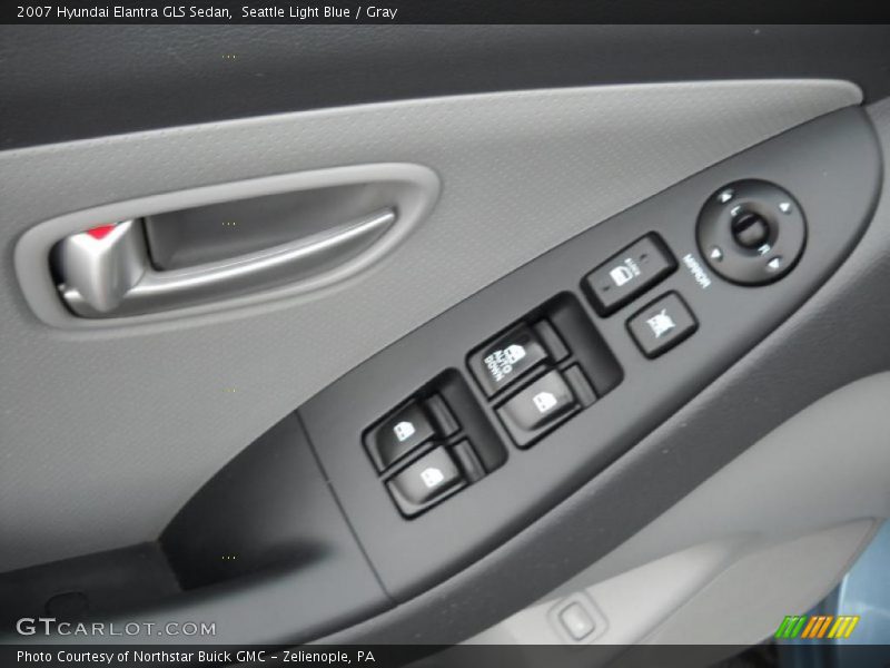 Seattle Light Blue / Gray 2007 Hyundai Elantra GLS Sedan