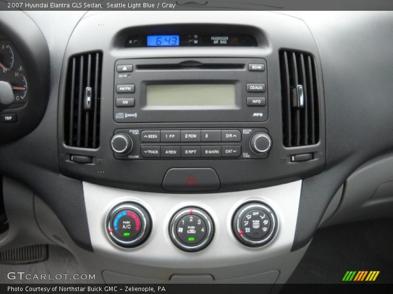 Seattle Light Blue / Gray 2007 Hyundai Elantra GLS Sedan