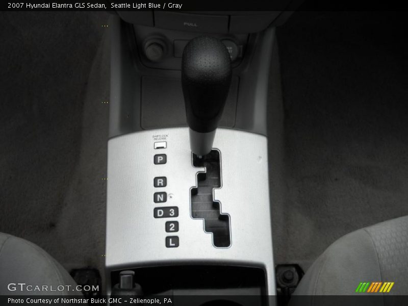 Seattle Light Blue / Gray 2007 Hyundai Elantra GLS Sedan