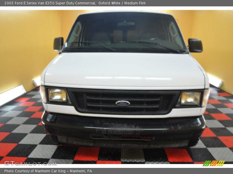 Oxford White / Medium Flint 2003 Ford E Series Van E350 Super Duty Commercial