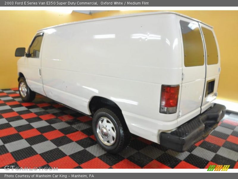 Oxford White / Medium Flint 2003 Ford E Series Van E350 Super Duty Commercial