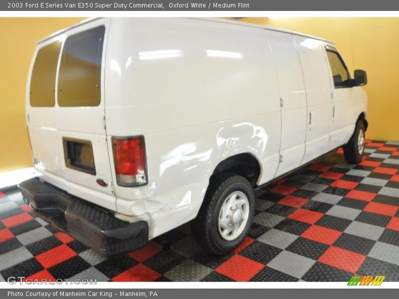 Oxford White / Medium Flint 2003 Ford E Series Van E350 Super Duty Commercial