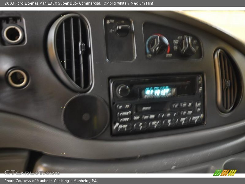 Oxford White / Medium Flint 2003 Ford E Series Van E350 Super Duty Commercial