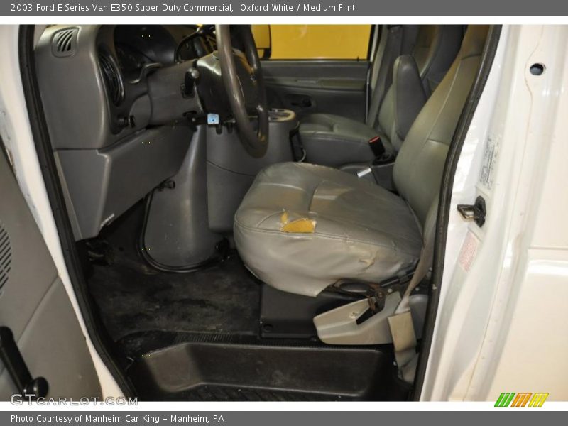 Oxford White / Medium Flint 2003 Ford E Series Van E350 Super Duty Commercial