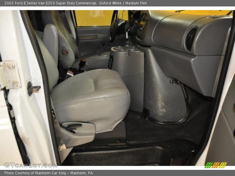 Oxford White / Medium Flint 2003 Ford E Series Van E350 Super Duty Commercial
