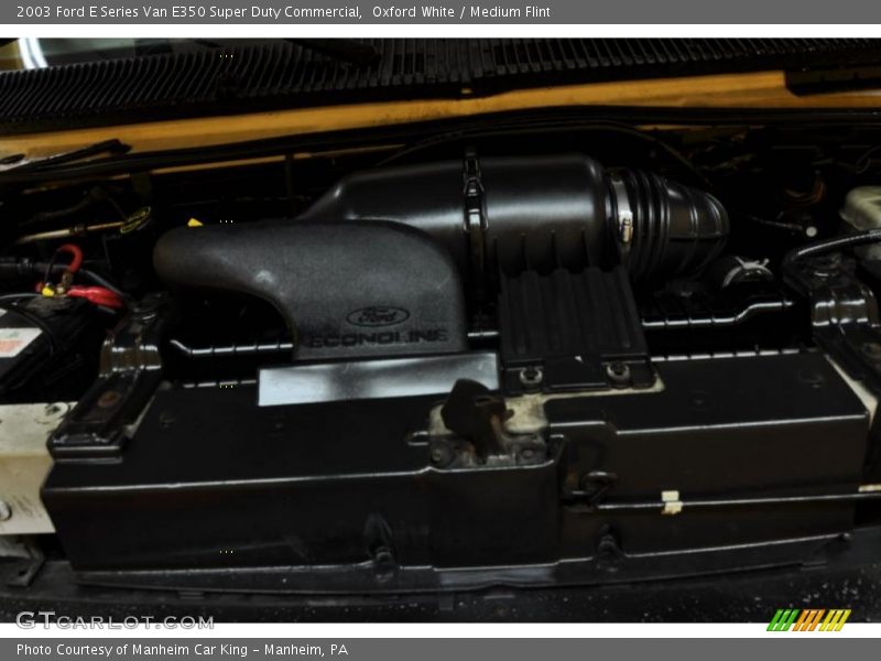 Oxford White / Medium Flint 2003 Ford E Series Van E350 Super Duty Commercial