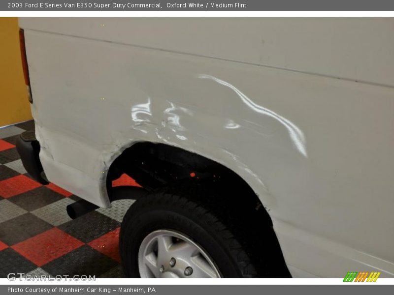 Oxford White / Medium Flint 2003 Ford E Series Van E350 Super Duty Commercial