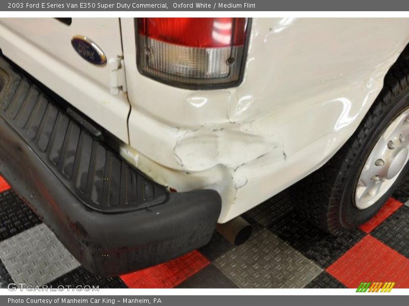 Oxford White / Medium Flint 2003 Ford E Series Van E350 Super Duty Commercial