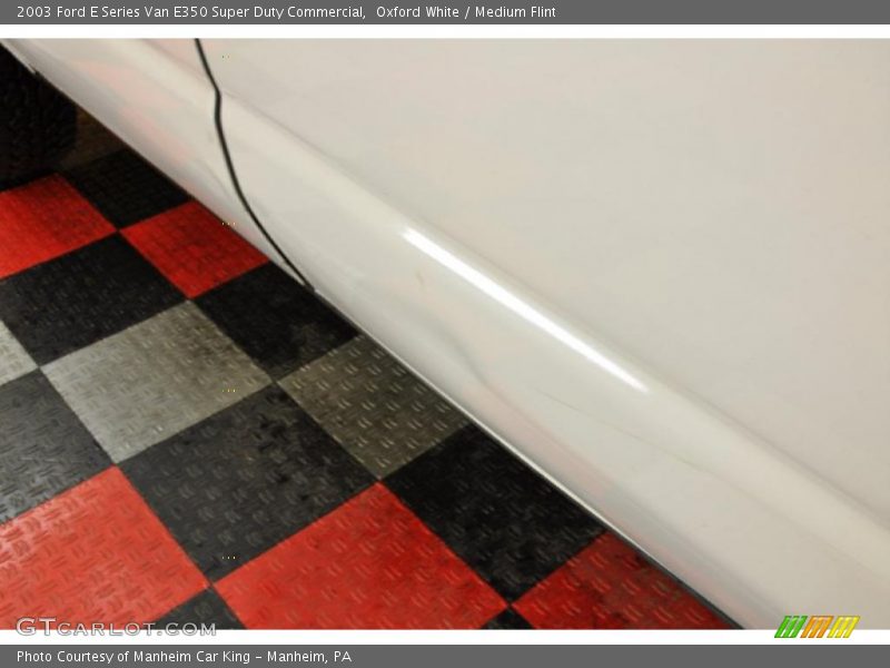 Oxford White / Medium Flint 2003 Ford E Series Van E350 Super Duty Commercial