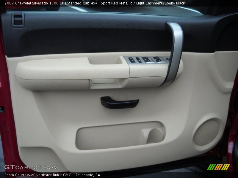 Sport Red Metallic / Light Cashmere/Ebony Black 2007 Chevrolet Silverado 1500 LT Extended Cab 4x4