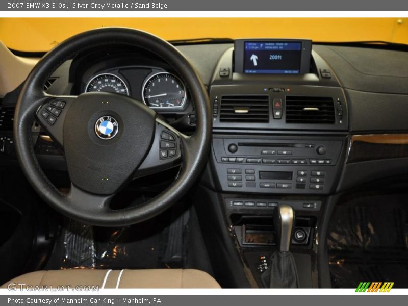 Silver Grey Metallic / Sand Beige 2007 BMW X3 3.0si