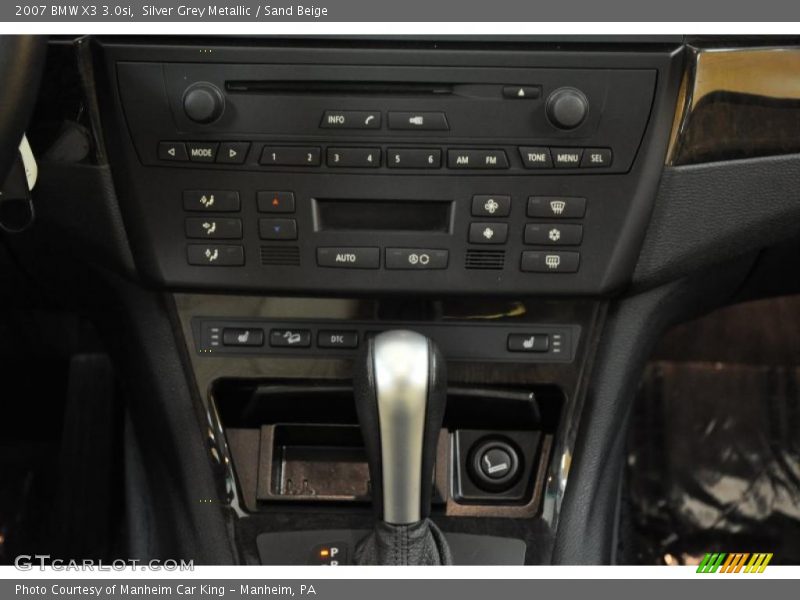 Silver Grey Metallic / Sand Beige 2007 BMW X3 3.0si
