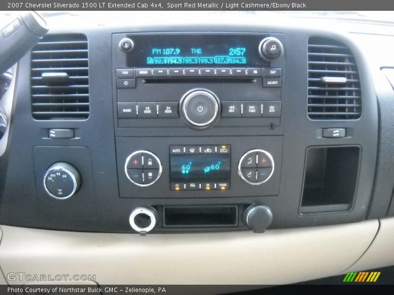 Sport Red Metallic / Light Cashmere/Ebony Black 2007 Chevrolet Silverado 1500 LT Extended Cab 4x4