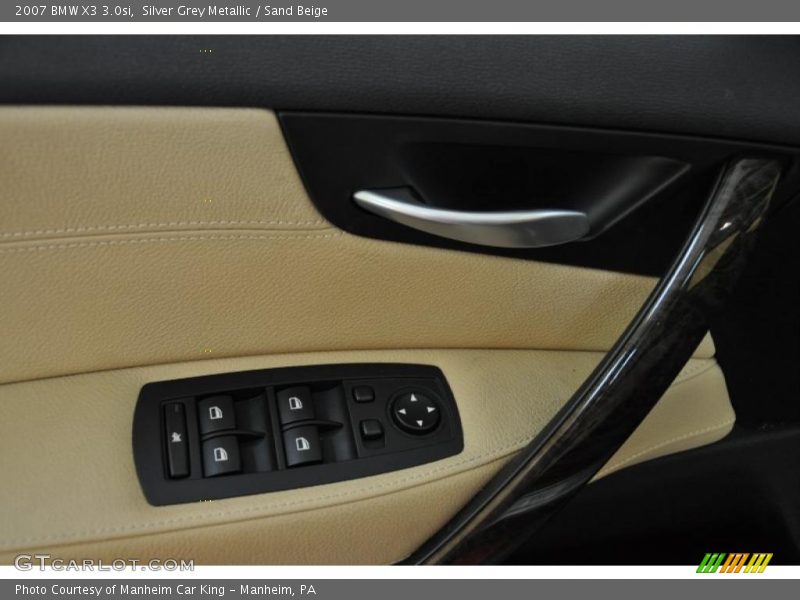 Silver Grey Metallic / Sand Beige 2007 BMW X3 3.0si