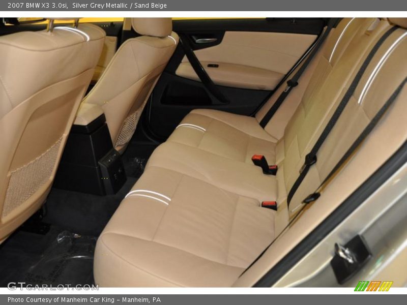 Silver Grey Metallic / Sand Beige 2007 BMW X3 3.0si