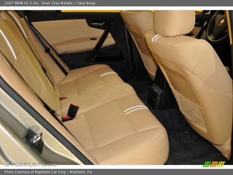 Silver Grey Metallic / Sand Beige 2007 BMW X3 3.0si