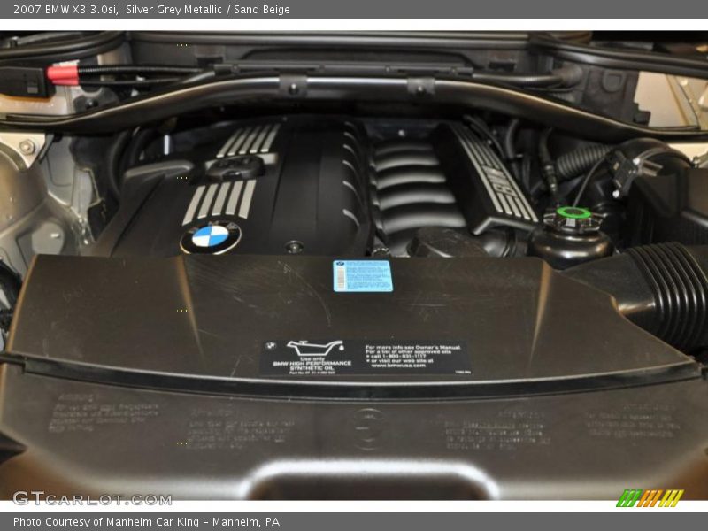 Silver Grey Metallic / Sand Beige 2007 BMW X3 3.0si
