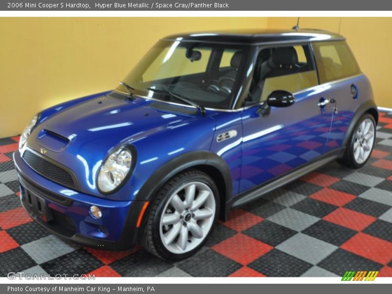 Hyper Blue Metallic / Space Gray/Panther Black 2006 Mini Cooper S Hardtop