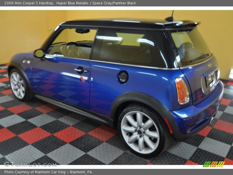 Hyper Blue Metallic / Space Gray/Panther Black 2006 Mini Cooper S Hardtop