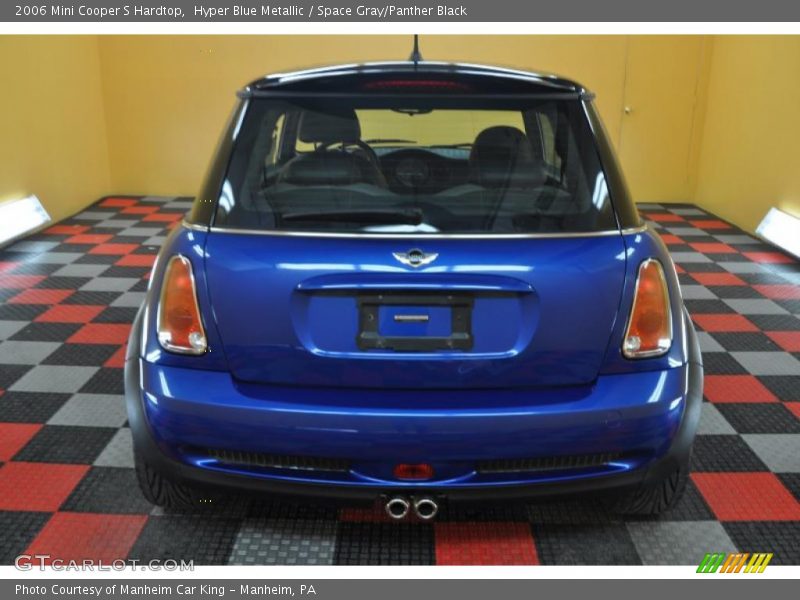 Hyper Blue Metallic / Space Gray/Panther Black 2006 Mini Cooper S Hardtop