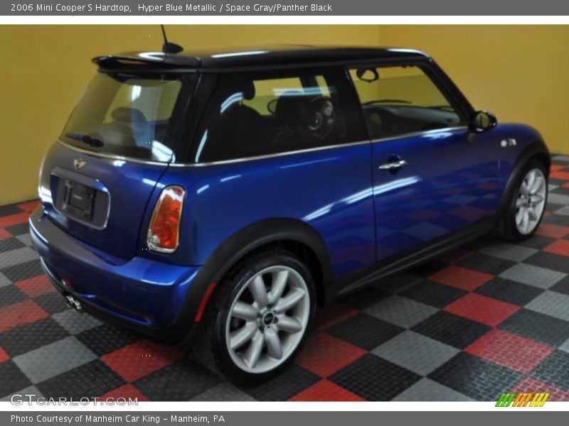 Hyper Blue Metallic / Space Gray/Panther Black 2006 Mini Cooper S Hardtop