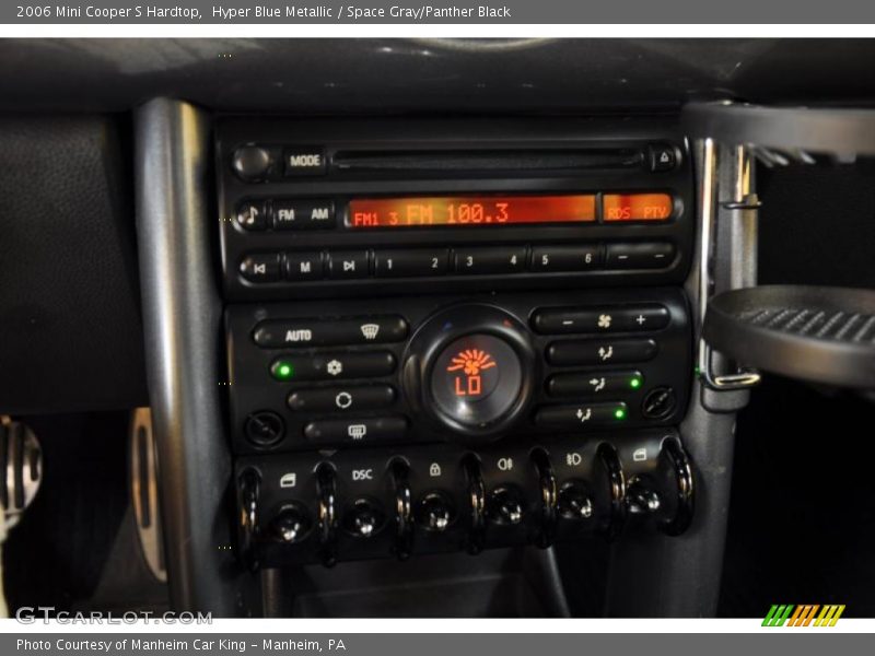 Hyper Blue Metallic / Space Gray/Panther Black 2006 Mini Cooper S Hardtop