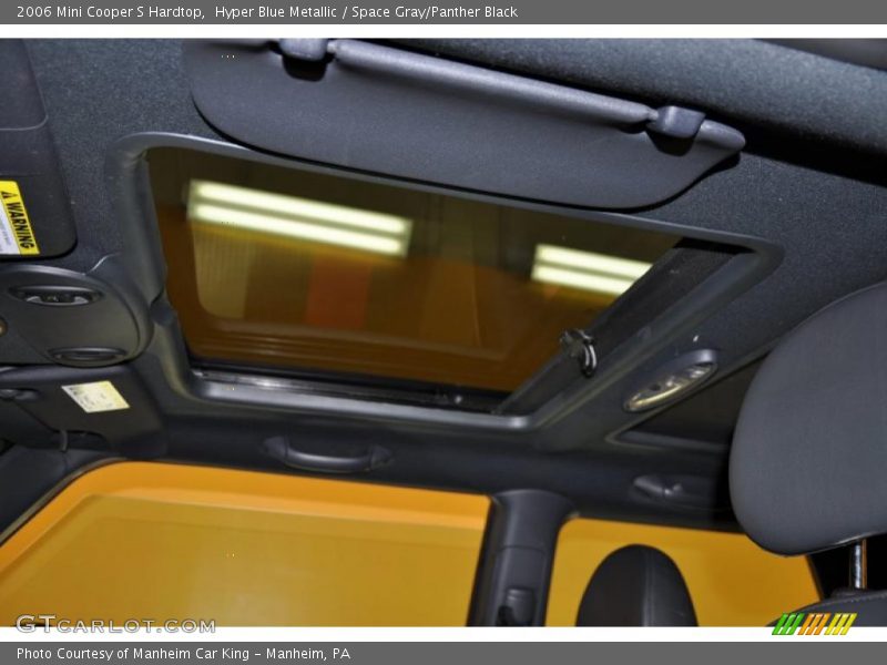 Hyper Blue Metallic / Space Gray/Panther Black 2006 Mini Cooper S Hardtop