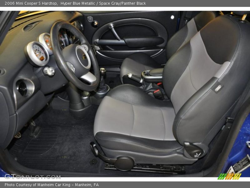 Hyper Blue Metallic / Space Gray/Panther Black 2006 Mini Cooper S Hardtop