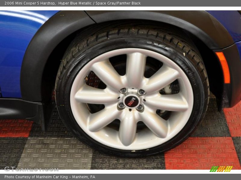 Hyper Blue Metallic / Space Gray/Panther Black 2006 Mini Cooper S Hardtop