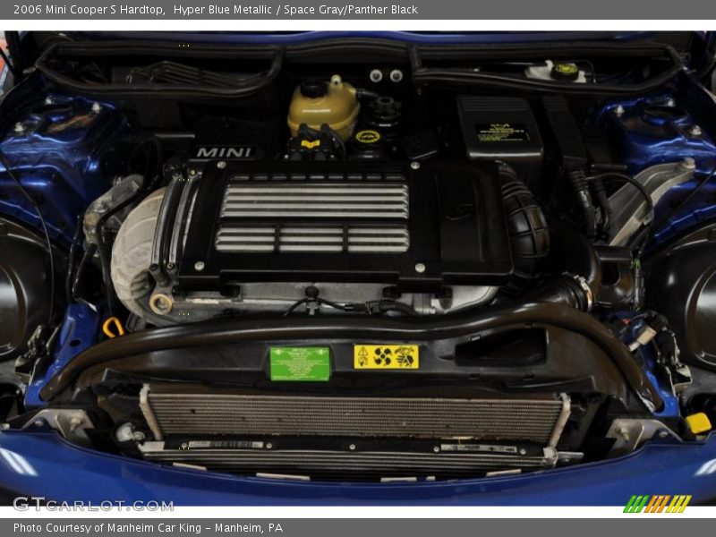Hyper Blue Metallic / Space Gray/Panther Black 2006 Mini Cooper S Hardtop