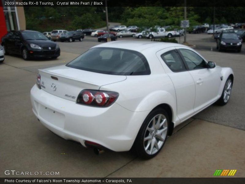Crystal White Pearl / Black 2009 Mazda RX-8 Touring