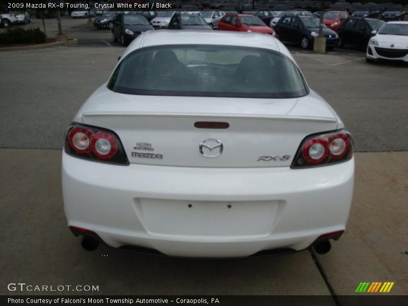 Crystal White Pearl / Black 2009 Mazda RX-8 Touring